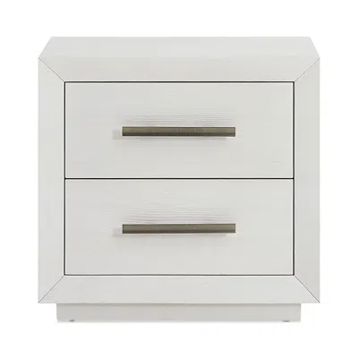 Universal Shoreline Nightstand In White