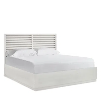 Universal Shoreline Panel Bed, King In White