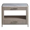 Universal Sparrow & Wren Modern Soren Bedside Table In Gray