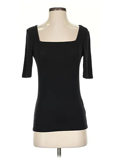 Pre-owned Universal Standard 3/4 Sleeve T-shirt In Black