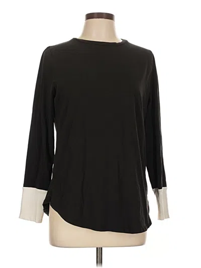 Pre-owned Universal Standard 3/4 Sleeve T-shirt In Black