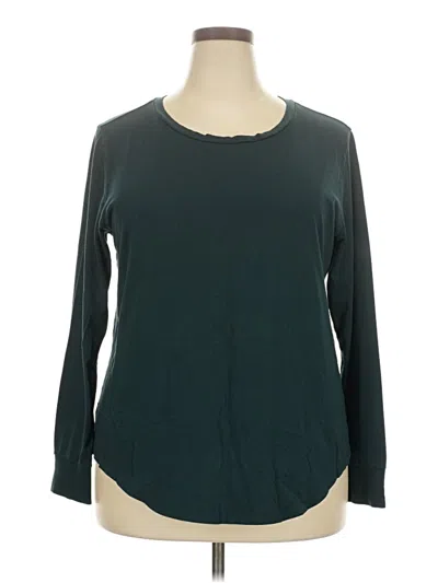 Pre-owned Universal Standard 3/4 Sleeve T-shirt In Blue