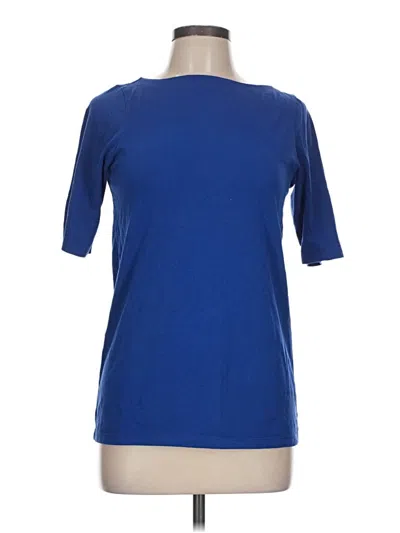 Pre-owned Universal Standard 3/4 Sleeve T-shirt In Blue
