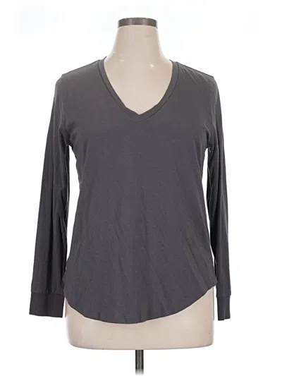 Pre-owned Universal Standard 3/4 Sleeve T-shirt In Gray
