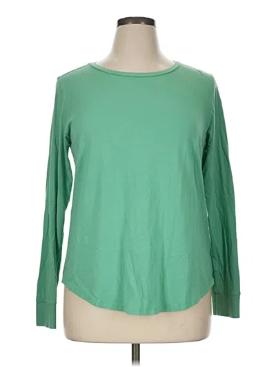 Pre-owned Universal Standard 3/4 Sleeve T-shirt In Green