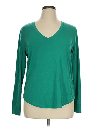 Pre-owned Universal Standard 3/4 Sleeve T-shirt In Green
