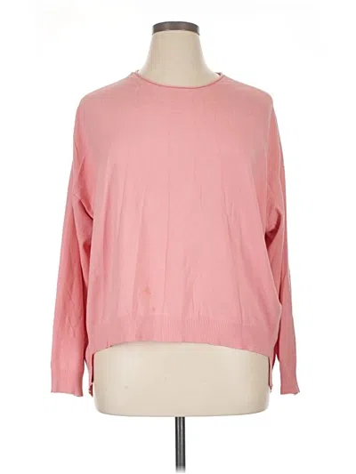 Pre-owned Universal Standard 3/4 Sleeve T-shirt In Pink