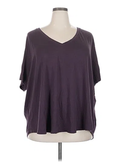 Pre-owned Universal Standard 3/4 Sleeve T-shirt In Purple