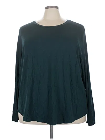 Pre-owned Universal Standard 3/4 Sleeve T-shirt In Teal