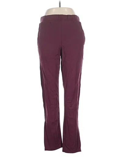Pre-owned Universal Standard Active Pants In Burgundy