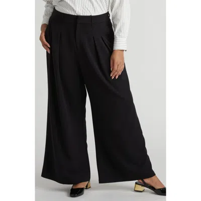 Universal Standard All Day Palais Wide Leg Pants In Black