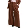 Universal Standard All Day Palais Wide Leg Pants In Brown