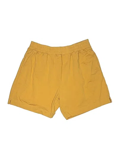 Pre-owned Universal Standard Athletic Shorts In Yellow