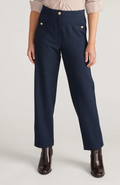 Universal Standard Audrey Tailored Ponte Pants In Blue