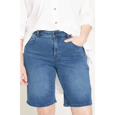 Universal Standard Bae Denim Shorts In Blue
