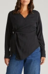Universal Standard Beacon Wrap Top In Black