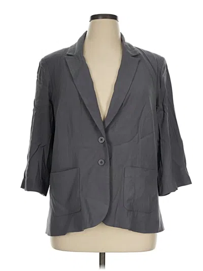 Pre-owned Universal Standard Blazer Jacket In Gray
