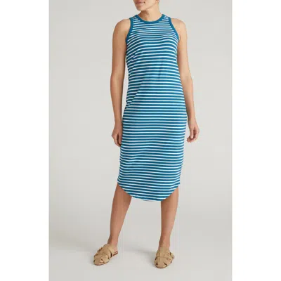Universal Standard Cal Tank Midi Dress In Blue