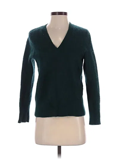 Pre-owned Universal Standard Cashmere Cardigan Sweater In Teal