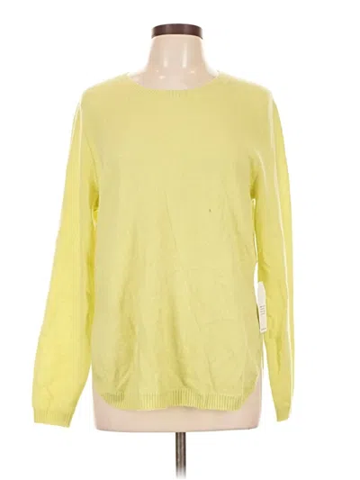 Pre-owned Universal Standard Cashmere Pullover Sweater In Yellow