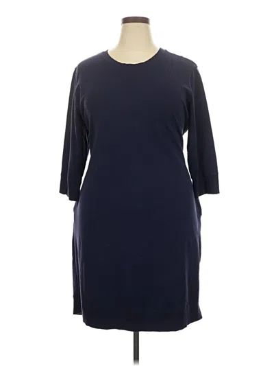 Pre-owned Universal Standard Casual Dress In Blue