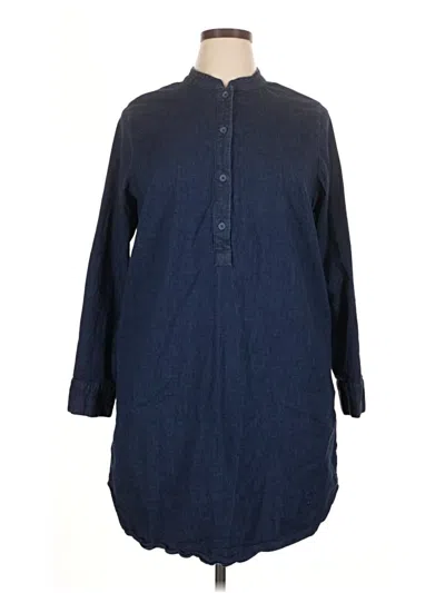 Pre-owned Universal Standard Casual Dress In Blue