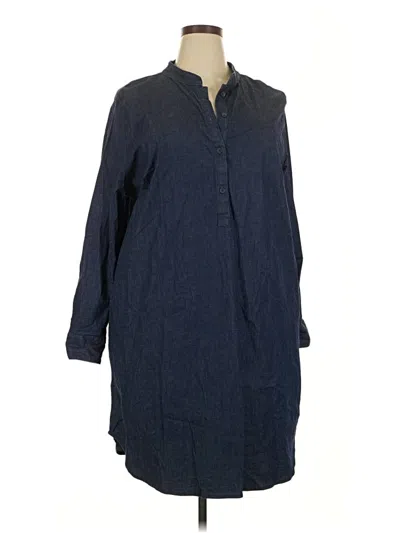 Pre-owned Universal Standard Casual Dress In Blue
