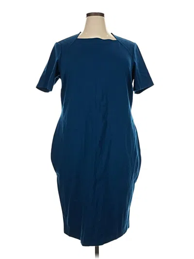 Pre-owned Universal Standard Casual Dress In Blue