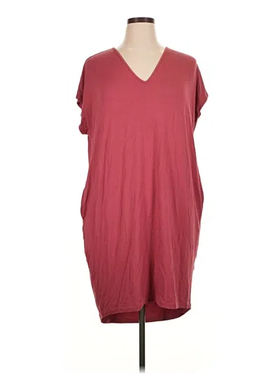 Pre-owned Universal Standard Casual Dress In Burgundy