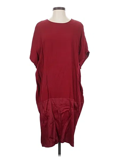 Pre-owned Universal Standard Casual Dress In Burgundy