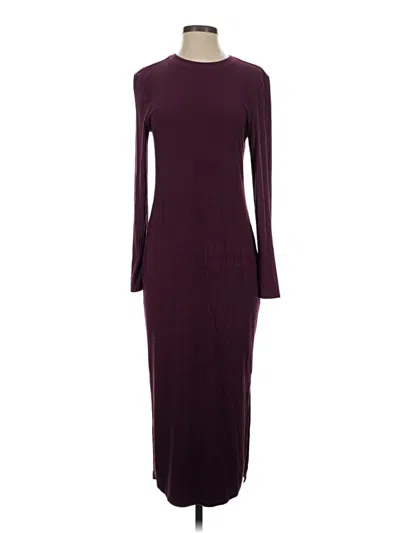 Pre-owned Universal Standard Casual Dress In Burgundy