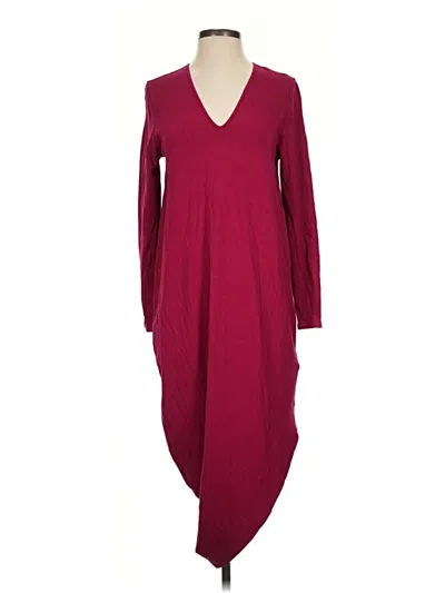 Pre-owned Universal Standard Casual Dress In Burgundy