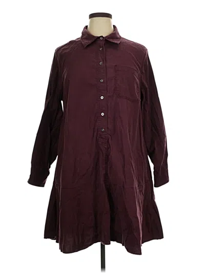 Pre-owned Universal Standard Casual Dress In Burgundy