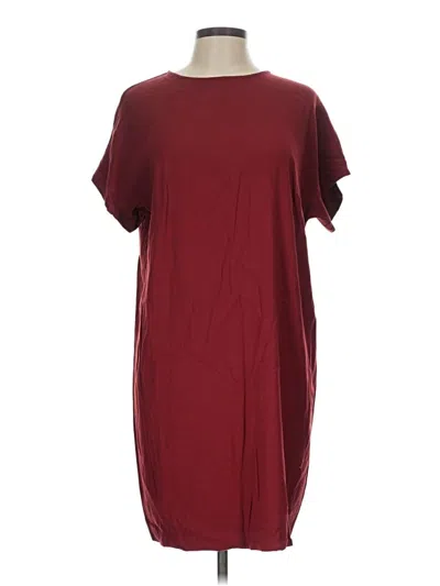Pre-owned Universal Standard Casual Dress In Burgundy