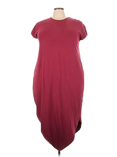Pre-owned Universal Standard Casual Dress In Burgundy