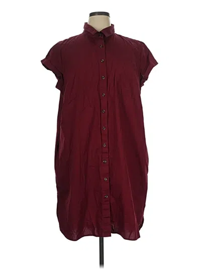 Pre-owned Universal Standard Casual Dress In Burgundy
