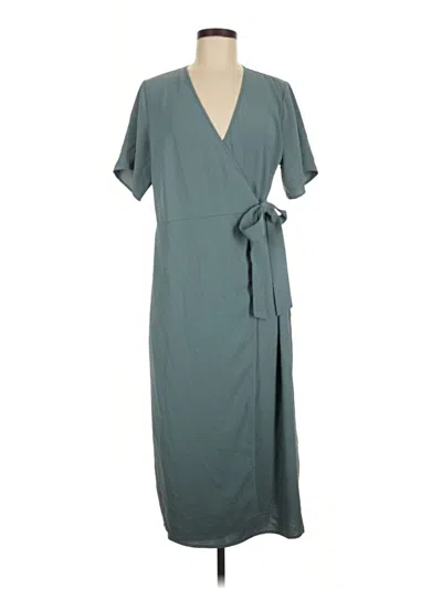Pre-owned Universal Standard Casual Dress In Teal