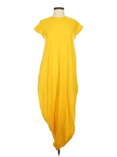 Pre-owned Universal Standard Casual Dress In Yellow