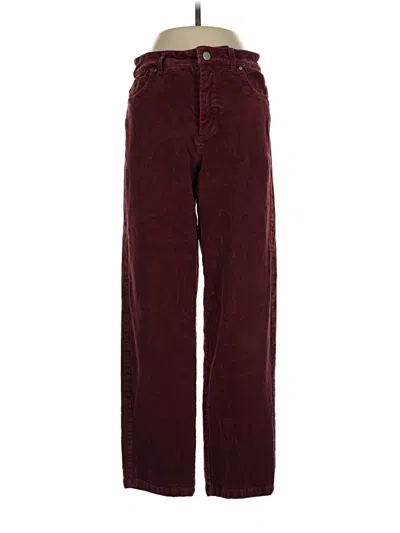 Pre-owned Universal Standard Casual Pants In Burgundy