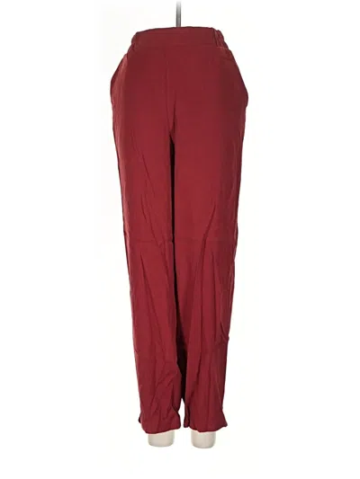 Universal Standard Casual Pants In Burgundy