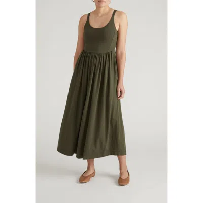 Universal Standard Cayo Cami Maxi Dress In Green