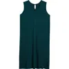 Universal Standard Claremont Midi Shift Dress In Forest Green