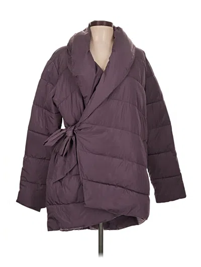 Pre-owned Universal Standard Coat In Purple