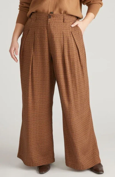 Universal Standard Cooling Cupro Wide Leg Pants In Multi