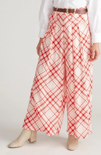 Universal Standard Cooling Cupro Wide Leg Pants In Multi