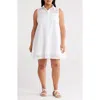 Universal Standard Cotton Eyelet Sleeveless Shirtdress