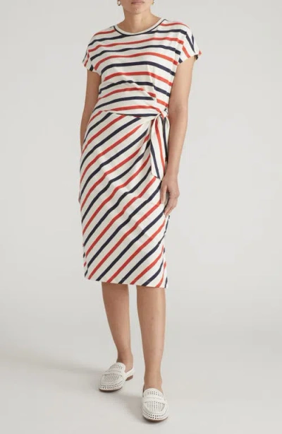 Universal Standard Crescent Knot T-shirt Dress In Multi