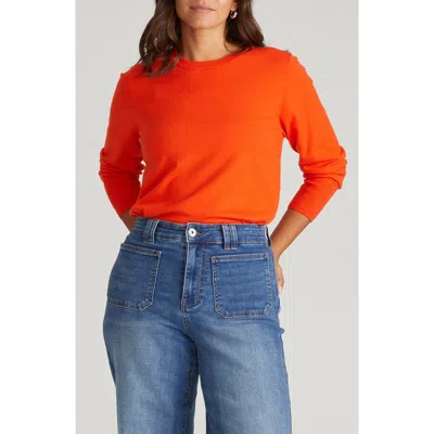 Universal Standard Crewneck Sweater In Orange
