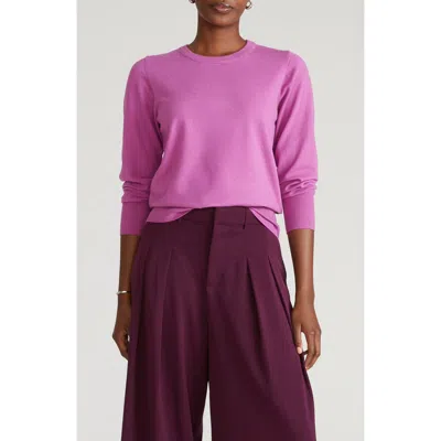 Universal Standard Crewneck Sweater In Purple