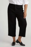 Universal Standard Crop Boyfriend Jeans In Black